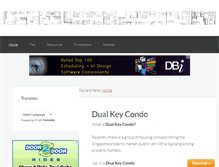 Tablet Screenshot of dualkeycondo.com